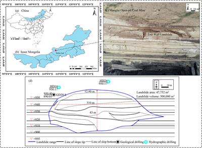 Landslide mechanism and stability of an open-pit slope: The Manglai open-pit coal mine